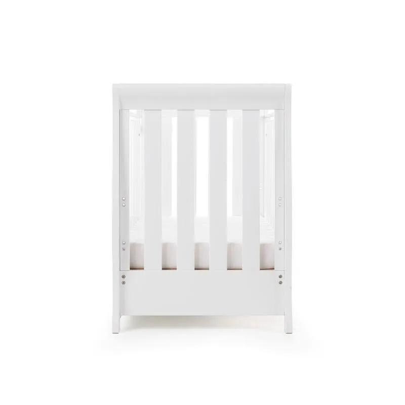 Stamford Mini Sleigh 3 Piece Nursery Room Set - White