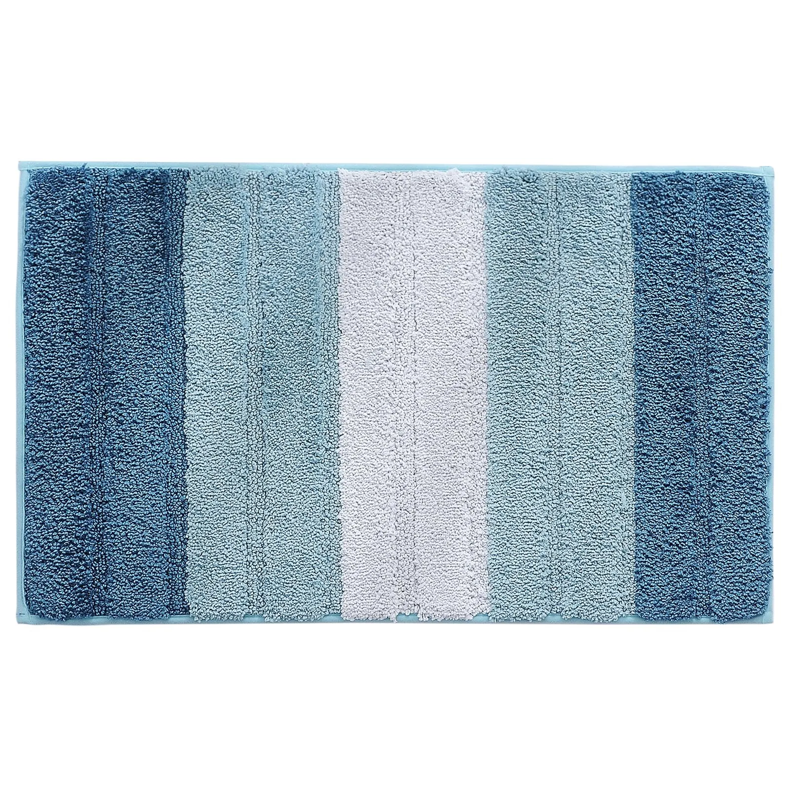 Striped Bathroom Rug Non-Slip Door Mats Soft Bath Rugs Floor Mats 18''x 26''