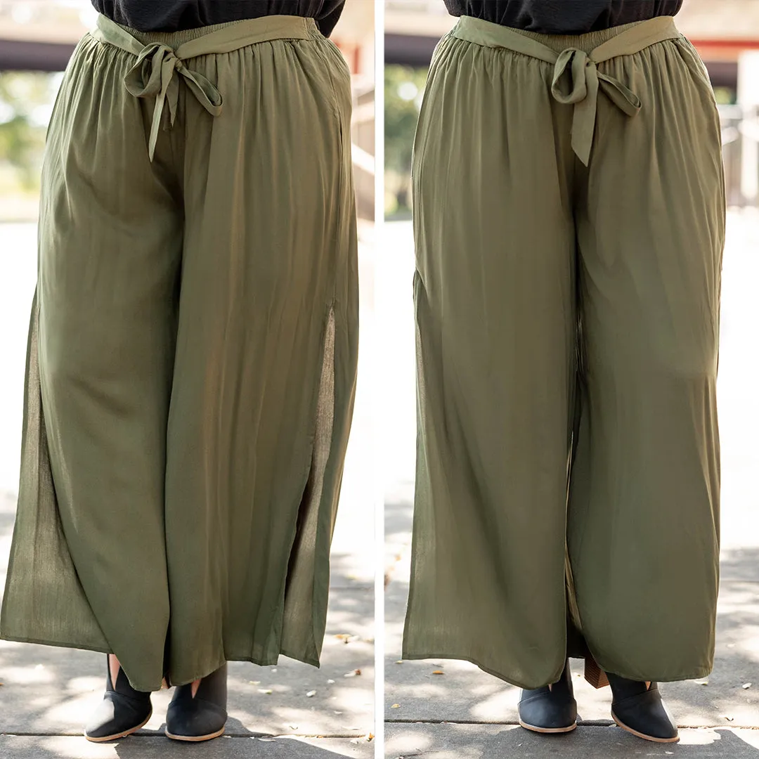 Subtly Sweet Pants, Olive