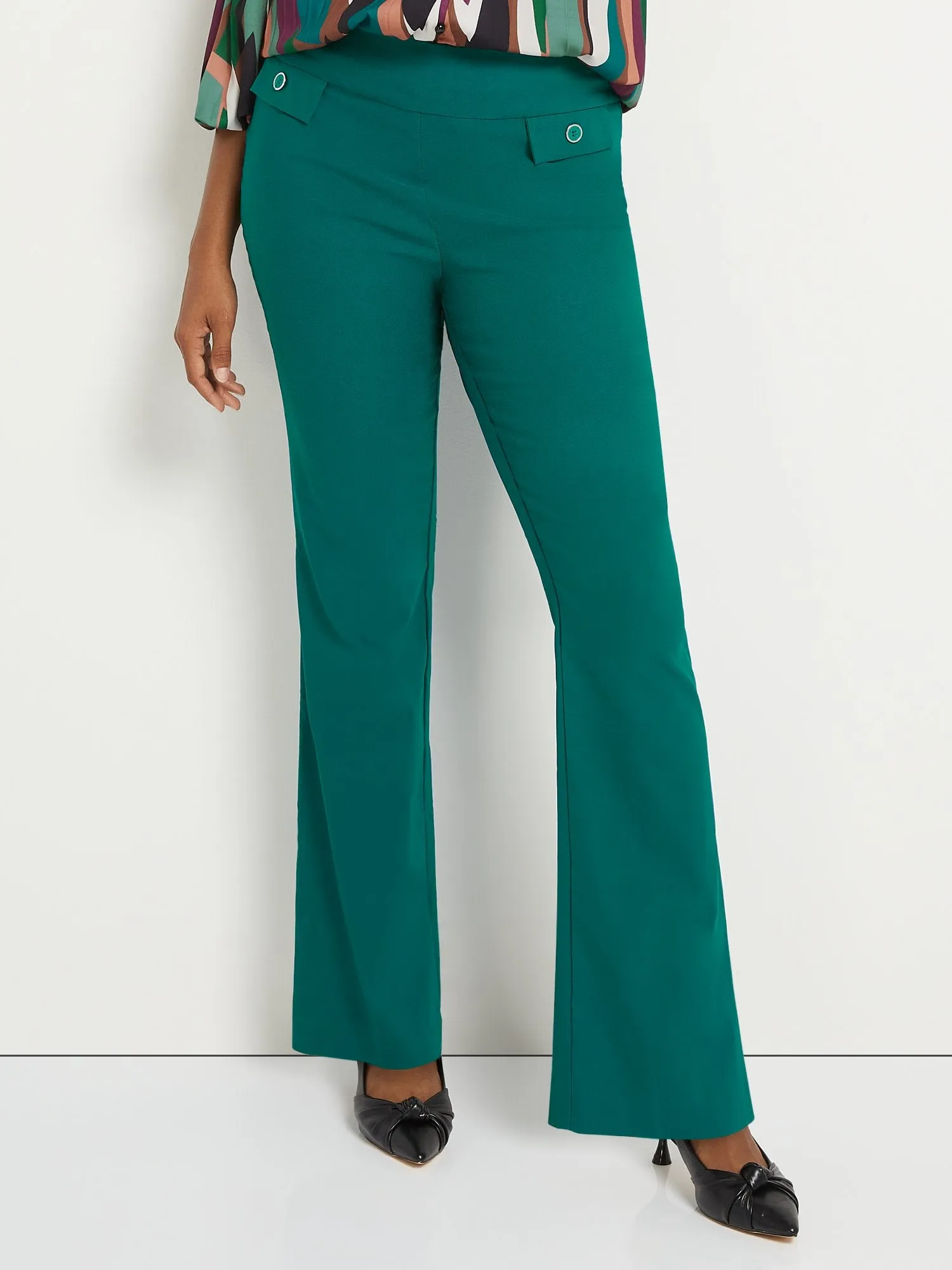 Tall Whitney High-Waisted Pull-On Bootcut Pant