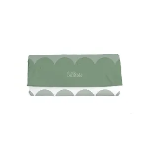 The Little Bumble Co. Travel Changing Mat - Scallops - Sage