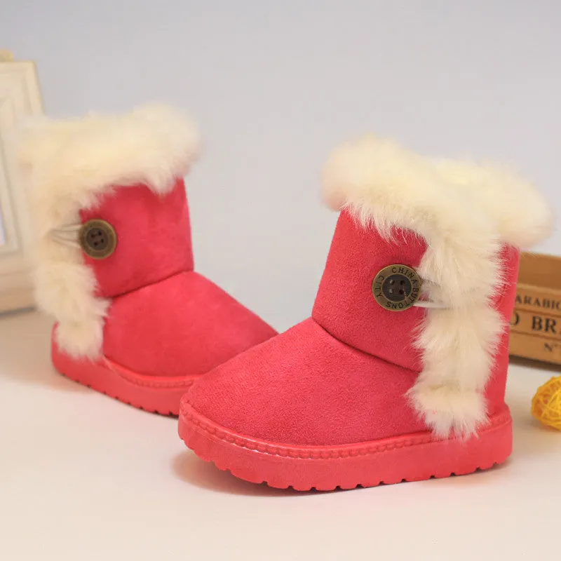 Thick Warm Winter Boots Suede - Free Shipping to N.A.