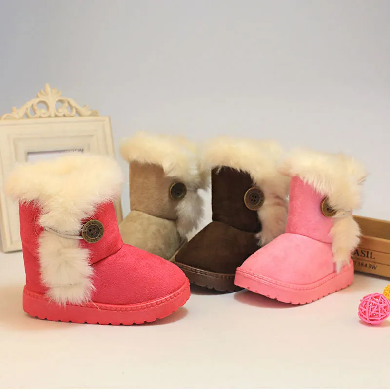 Thick Warm Winter Boots Suede - Free Shipping to N.A.