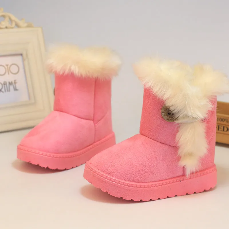 Thick Warm Winter Boots Suede - Free Shipping to N.A.