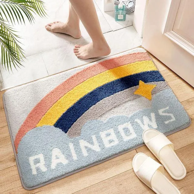 Various Styles Soft Absorbent Bath Mats