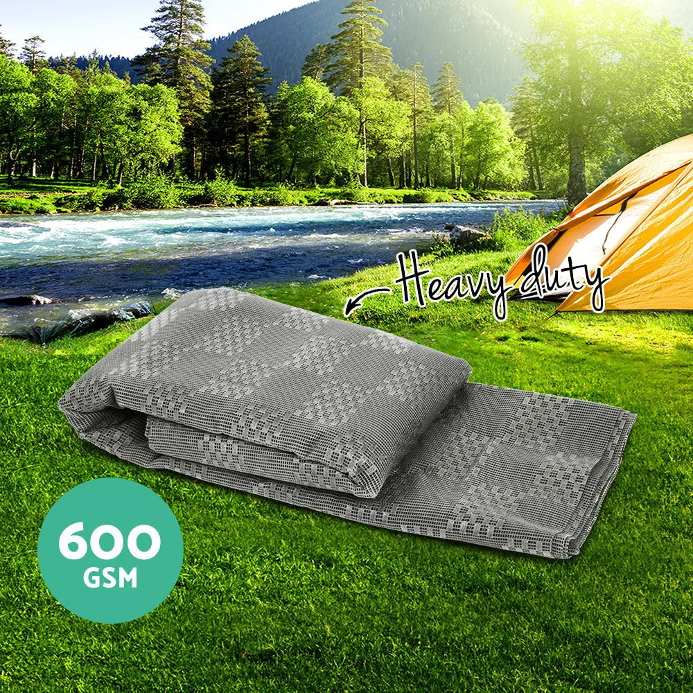 Weisshorn 6M X 2.5M Annex Matting 600 GSM Floor Mats Mesh Caravan Parks Camping