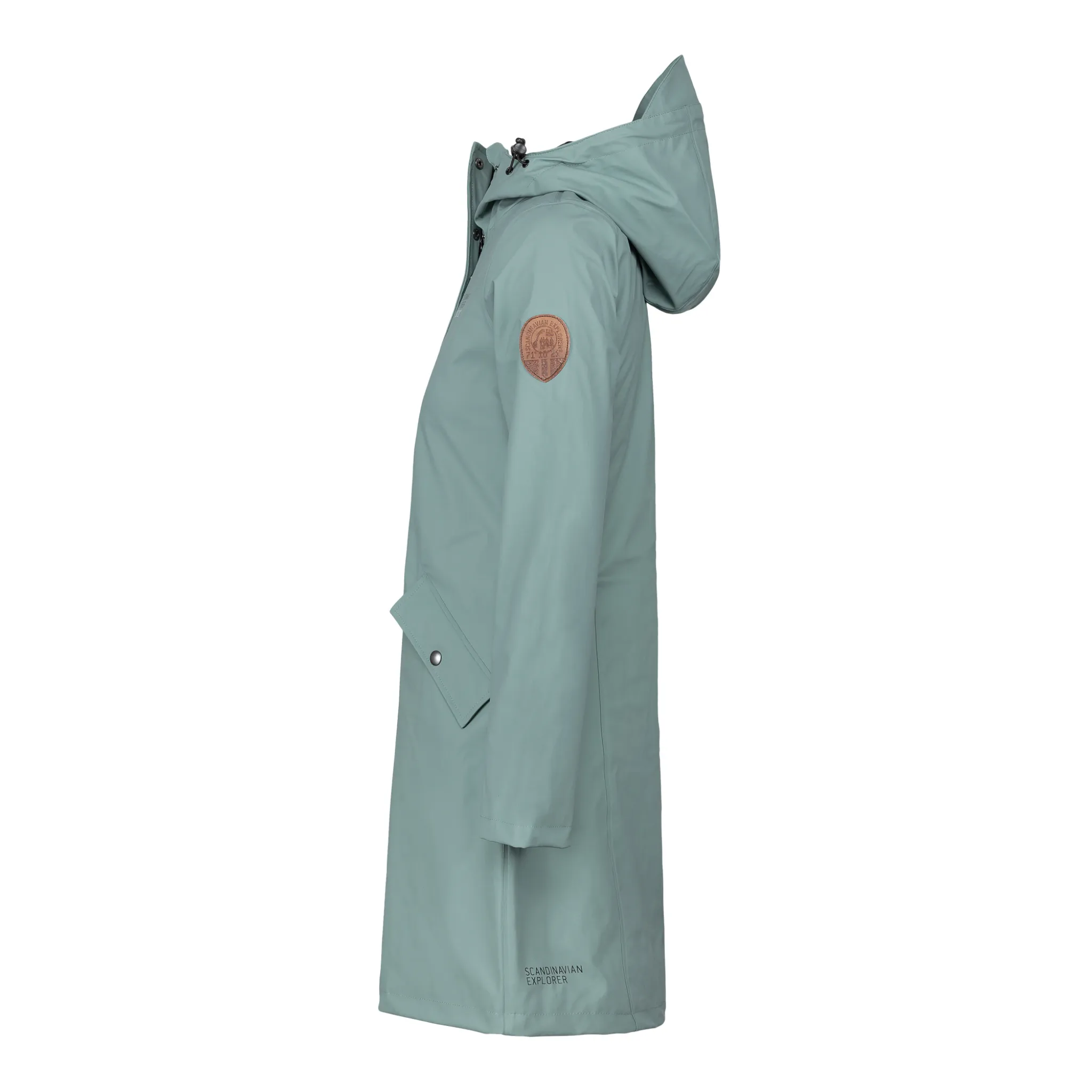 Women's Scandinavian Raincoat - Light Green